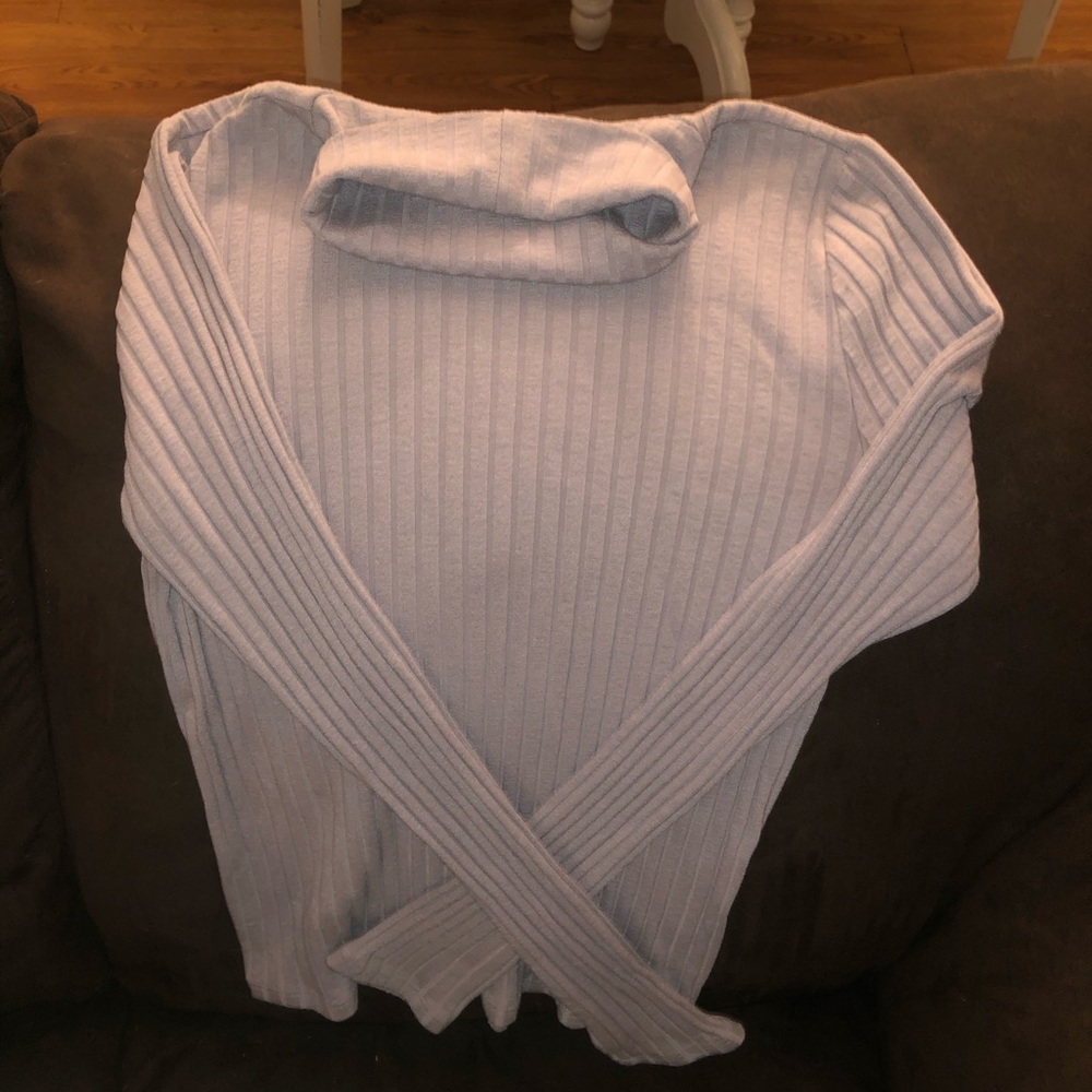 Light lavender turtle neck
